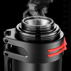 Large Capacity Thermos Bottle Outdoor Thermal Insulation Water Bottles Stainless Steel Travel Mug for Coffee Keep Hot Cold Drink