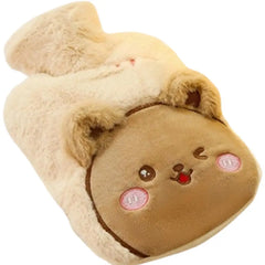 Hot Water Bottle With Soft Cover Hand Feet Warmer Cold Water Bottle Animal Cover Portable Cold Weather Warmer For Menstrual