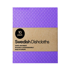 10pc Reusable Dishcloth Magic Cleaning Cloth Kitchen Absorbent Rag Towel Cellulose Swedish Dishcloth Wood Pulp Sponge Dish Cloth