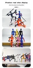Creative Multi-Jointed Movable Shapeshift Robot 3.0 3D Printed Mannequin Dummy Action Model Doll Toy Kid Christmas Decora Gift