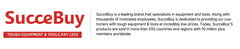 SucceBuy Massage Gun Deep Tissue Percussion Muscle Massager for Athletes w/ 8 Speed Levels 6 Massage Heads 16V 2500mAh Batteries