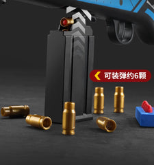 Safe Shell Throwing Soft Bullet Toy Gun Same game model Manual mode outdoor toys