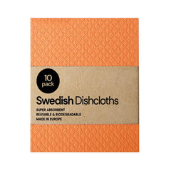 10pc Reusable Dishcloth Magic Cleaning Cloth Kitchen Absorbent Rag Towel Cellulose Swedish Dishcloth Wood Pulp Sponge Dish Cloth