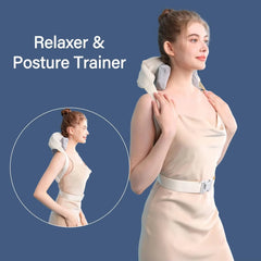 Tuhopeta 6D Neck Shoulder Back Massager Deep Tissue Back Massage DeviceKneading Squeeze Tense Massager Trapezius Muscle Massage