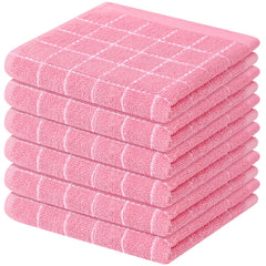 Olanly 100% Cotton Kitchen Towel Super Soft and Absorbent Household Cleaning Cloth Reusable Daily Dish Rags Thickened Dish Cloth