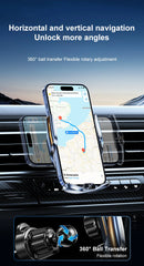 15W Car Wireless Charger Magnetic Automatic Car Mount Phone Holder For iPhone Xiaomi Samsung Infrared Induction Fast Charging