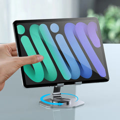 360° Rotate Metal Desk Mobile Phone Holder Stand For iPhone iPad Xiaomi Adjustable Desktop Tablet Table Cell Phone Stand