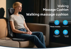 Electric Back Massager Vibrating Cervical Massage Chair Seat Cushion for Body Shiatsu Heated Kneading Relaxarion Home Office Use