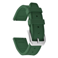 FKM Fluororubber Watch Band 20/21/22mm Quick Release Waterproof Replacement Strap For Rolex Dive Huawei Samsung Smartwatches