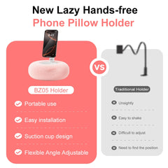 New Plush Pillow Magnetic Phone Bracket  Adjustable Angle Desktop Stand For Live Straming Video Chat Tiktok smartphone Holder