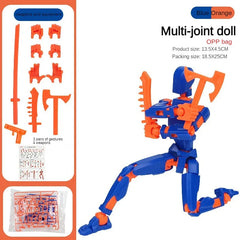 Creative Multi-Jointed Movable Shapeshift Robot 3.0 3D Printed Mannequin Dummy Action Model Doll Toy Kid Christmas Decora Gift