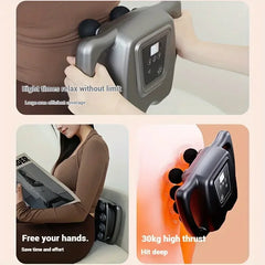 8-Head Deep Tissue Massager Gun USB Rechargeable Full Body And Neck Massage Ideal Gift for Athletes Friends And Family