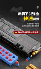 Safe Shell Throwing Soft Bullet Toy Gun Same game model Manual mode outdoor toys