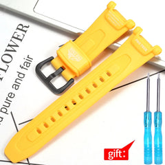 Watch Accessories Suitable for Casio Proterk PRG-240 PRG-40 Resin Watch Band 10631626 Replacement Wirstband Strap Bracelet