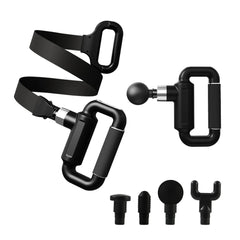 Deep Tissue Massager Gun with Belt 2-in-1 Percussion Muscle Massage Gun for Muscle Tension Ease, Handheld Massager Massage Gun