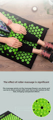 Lotus Flower Sponge Acupressure Mat Set for Yoga Acupoint Massage Matting