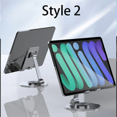 360° Rotate Metal Desk Mobile Phone Holder Stand For iPhone iPad Xiaomi Adjustable Desktop Tablet Table Cell Phone Stand