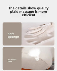 JAIYORL Trapezius Electric Massage Pillow Wireless Car And Home Massager Heating Waist Neck Leg Cervical Shiatsu Kneading