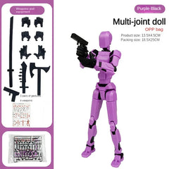 Creative Multi-Jointed Movable Shapeshift Robot 3.0 3D Printed Mannequin Dummy Action Model Doll Toy Kid Christmas Decora Gift