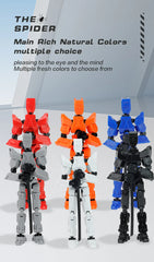 Creative Multi-Jointed Movable Shapeshift Robot 3.0 3D Printed Mannequin Dummy Action Model Doll Toy Kid Christmas Decora Gift