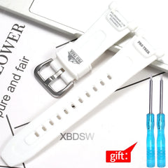 Watch Accessories Suitable for Casio Proterk PRG-240 PRG-40 Resin Watch Band 10631626 Replacement Wirstband Strap Bracelet