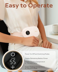 Portable heating pad, heating pad for period cramps, Fast Heating Pad，back or tummy heating pad for women and girls