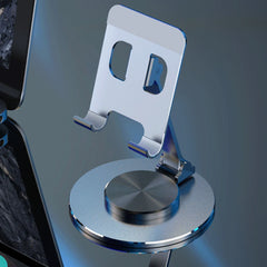 360° Rotate Metal Desk Mobile Phone Holder Stand For iPhone iPad Xiaomi Adjustable Desktop Tablet Table Cell Phone Stand