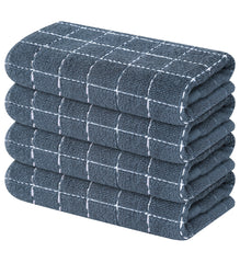 Olanly 100% Cotton Kitchen Towel Super Soft and Absorbent Household Cleaning Cloth Reusable Daily Dish Rags Thickened Dish Cloth