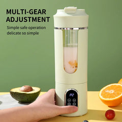 New juicer 530ml portable wireless USB charging mini juicer Crushed ice electric juicing 12 blade fresh juice blender