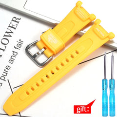 Watch Accessories Suitable for Casio Proterk PRG-240 PRG-40 Resin Watch Band 10631626 Replacement Wirstband Strap Bracelet