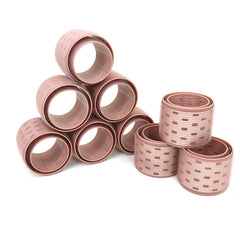 12pcs/set Extra Large Aluminum Core Rollers Hook & Loop Fast Heating Big Self Grip Air Bang Sleep Magic Heatless Curls 74mm 1924