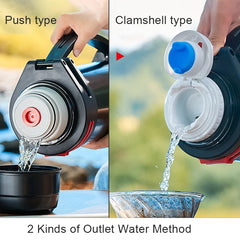 Large Capacity Thermos Bottle Outdoor Thermal Insulation Water Bottles Stainless Steel Travel Mug for Coffee Keep Hot Cold Drink