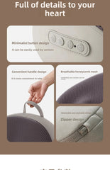 Electric Cervical Massage Bed Pillow Shiatsu Neck Shoulder Relaxation 3D Deep Tissue Kneading Waist Legs Ideal For Home Office