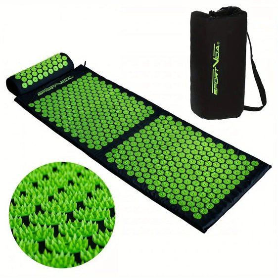 Lotus Flower Sponge Acupressure Mat Set for Yoga Acupoint Massage Matting