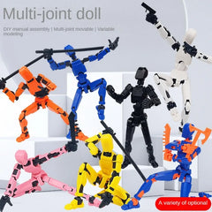 Creative Multi-Jointed Movable Shapeshift Robot 3.0 3D Printed Mannequin Dummy Action Model Doll Toy Kid Christmas Decora Gift