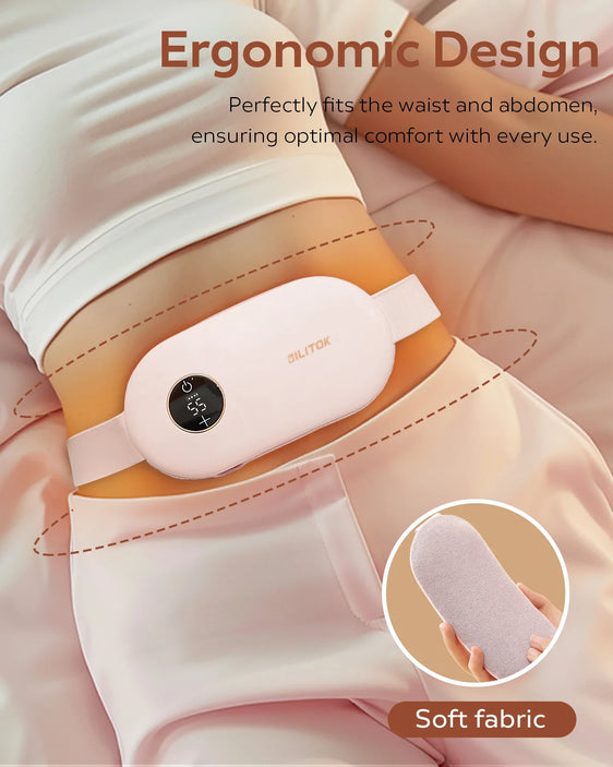 Portable heating pad, heating pad for period cramps, Fast Heating Pad，back or tummy heating pad for women and girls