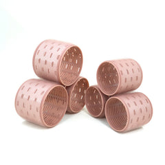 12pcs/set Extra Large Aluminum Core Rollers Hook & Loop Fast Heating Big Self Grip Air Bang Sleep Magic Heatless Curls 74mm 1924