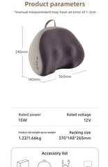 Electric Cervical Massage Bed Pillow Shiatsu Neck Shoulder Relaxation 3D Deep Tissue Kneading Waist Legs Ideal For Home Office