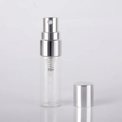 30/50pcs 100pcs 2ml/3ml/5ml/10ml Glass Refillable Perfume Bottle Empty Spray Bottle Atomizer Perfume Bottles  Metal spray bottle