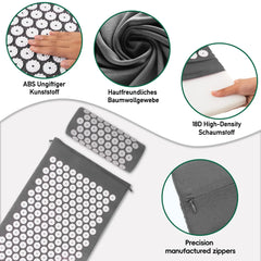 Non-Slip Massager Cushion acupressure Massage Yoga Mat Sets Spike Fitness Pilates Relieve Stress Back Pain Applicator kuznetsov