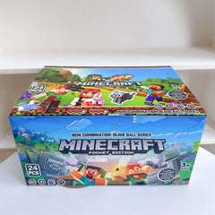 New Cartoon Mc My Block World Magnetic Pixel Assembly Blocks Blind Box Educational Toys Children'S Gift Puzzle Toy Figure