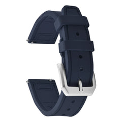 FKM Fluororubber Watch Band 20/21/22mm Quick Release Waterproof Replacement Strap For Rolex Dive Huawei Samsung Smartwatches