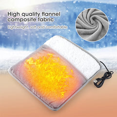 Electric Foot Warmer Heated Foot Cover Multi-Function Portable Hand Warmer Thermal Foot Muff for Home Office
