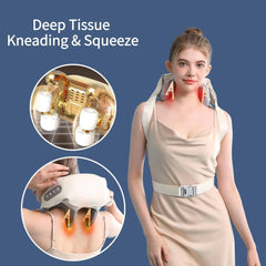 Tuhopeta 6D Neck Shoulder Back Massager Deep Tissue Back Massage DeviceKneading Squeeze Tense Massager Trapezius Muscle Massage