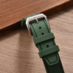 FKM Fluororubber Watch Band 20/21/22mm Quick Release Waterproof Replacement Strap For Rolex Dive Huawei Samsung Smartwatches