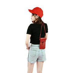 Women's Messenger Pu Leather Touch Screen Mobile Phone Wallet Female Retro Buckle Small Wallet Stonego Wallet