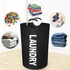 Large Laundry Basket 90L Collapsible Laundry Bag with Padded Handles Waterproof Dirty Clothes Hamper for Laundry Hamper Basket