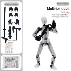 Creative Multi-Jointed Movable Shapeshift Robot 3.0 3D Printed Mannequin Dummy Action Model Doll Toy Kid Christmas Decora Gift