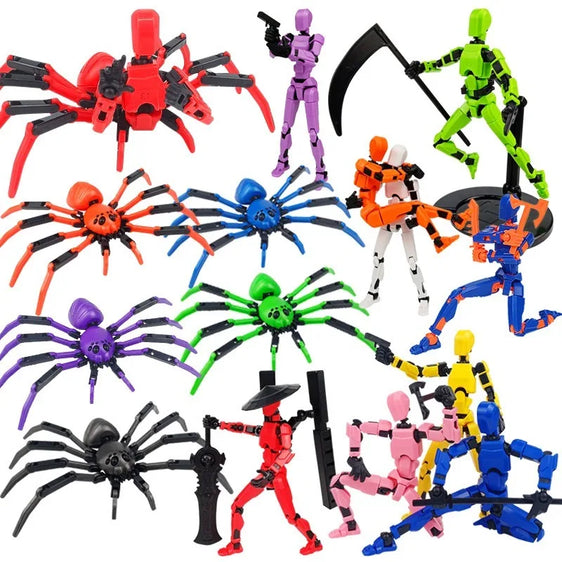 Creative Multi-Jointed Movable Shapeshift Robot 3.0 3D Printed Mannequin Dummy Action Model Doll Toy Kid Christmas Decora Gift