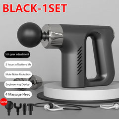 2025 New Intelligent High Frequency Massage Gun Electric Deep Tissue Muscle Relaxation Fitness Body Massager Fascia Gun